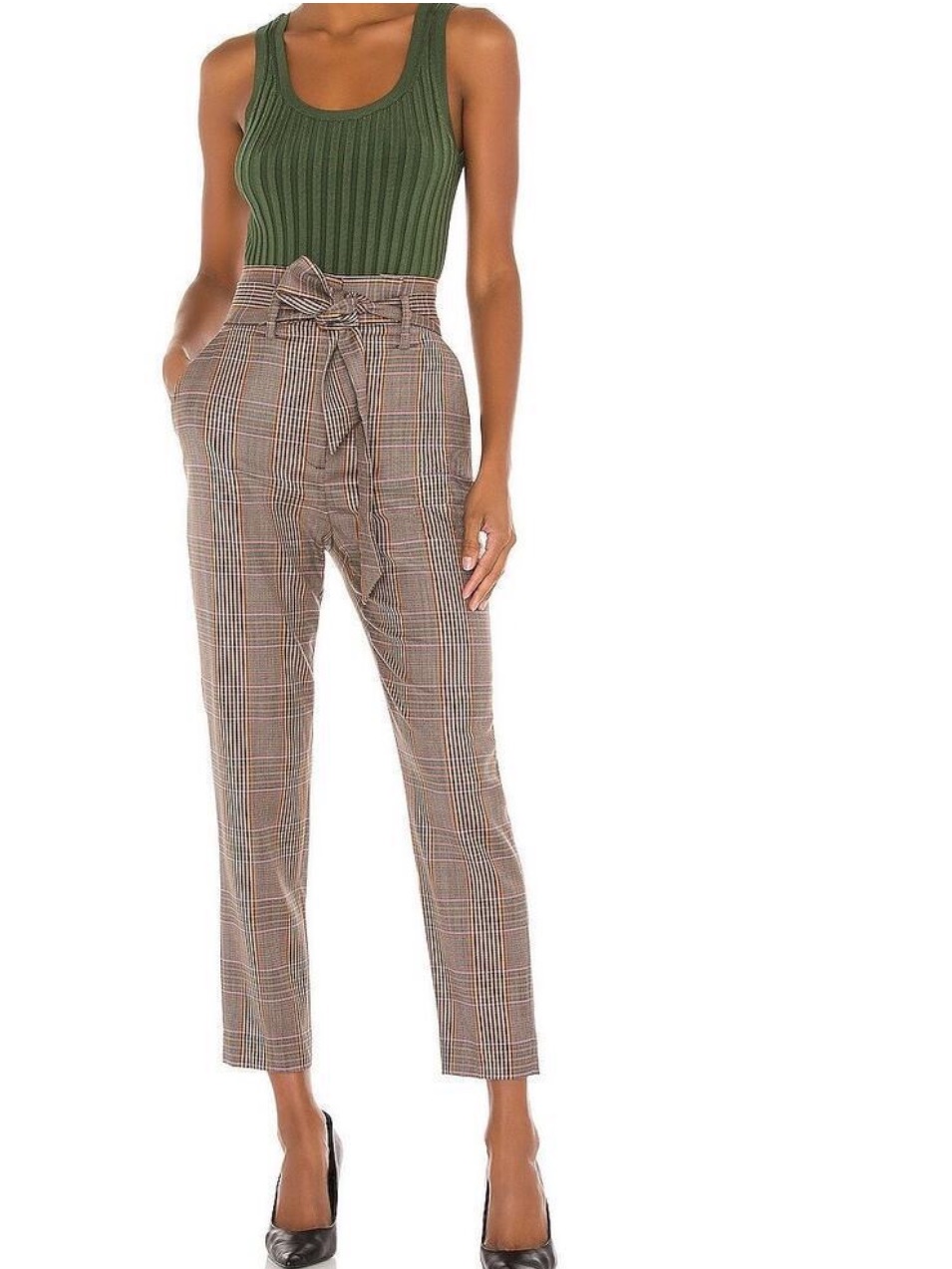 Veronica Beard Clerence Plaid Pant Nwot